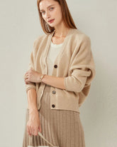 Cardigan en Cachemire Col V